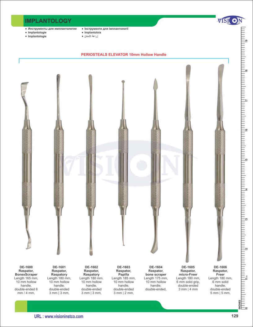 Vision Instruments Company Instruments